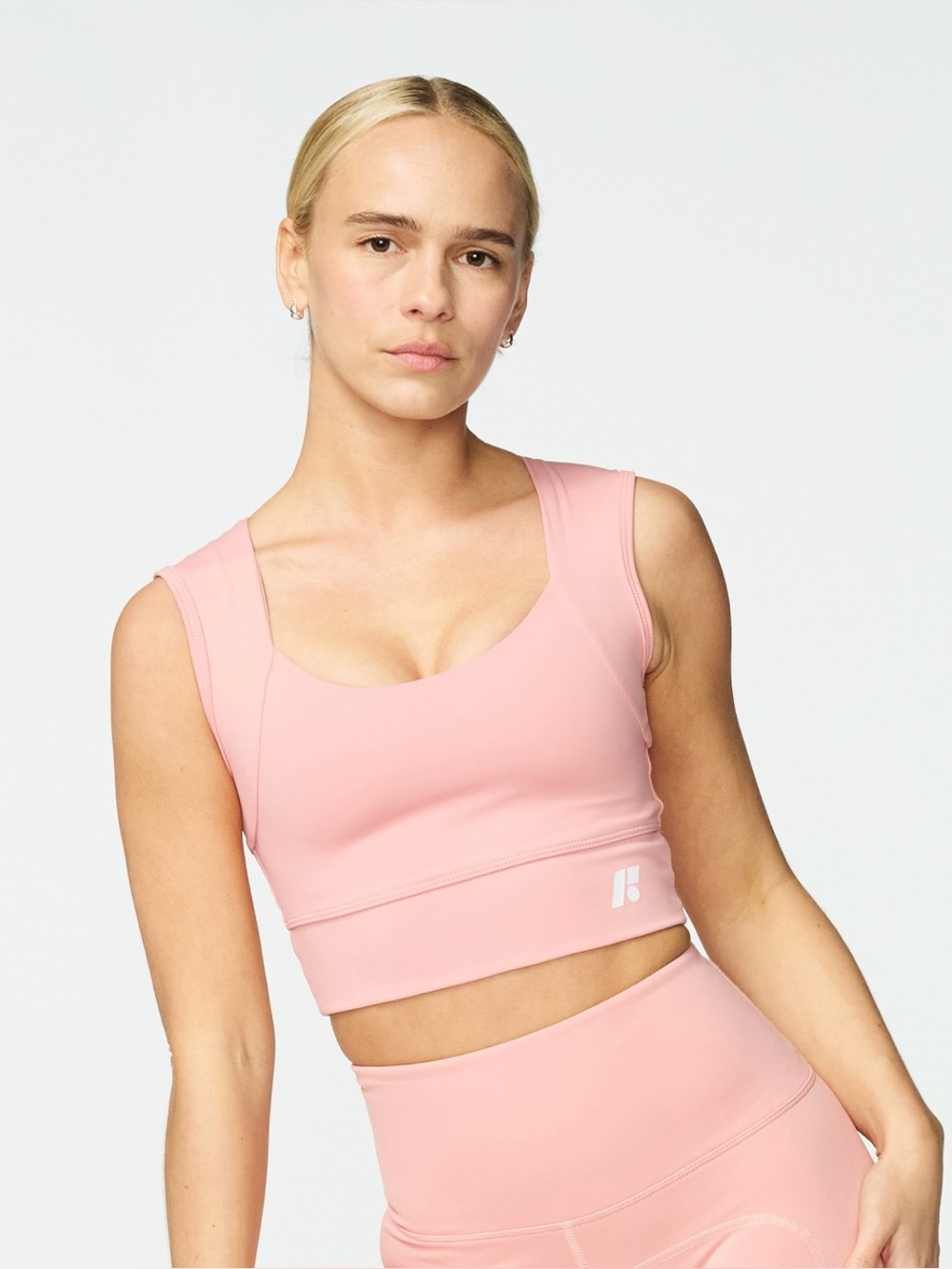 Forme Power Sports Bra - Size Woman’s Large - Rose Pink - Bra for Posture & Back